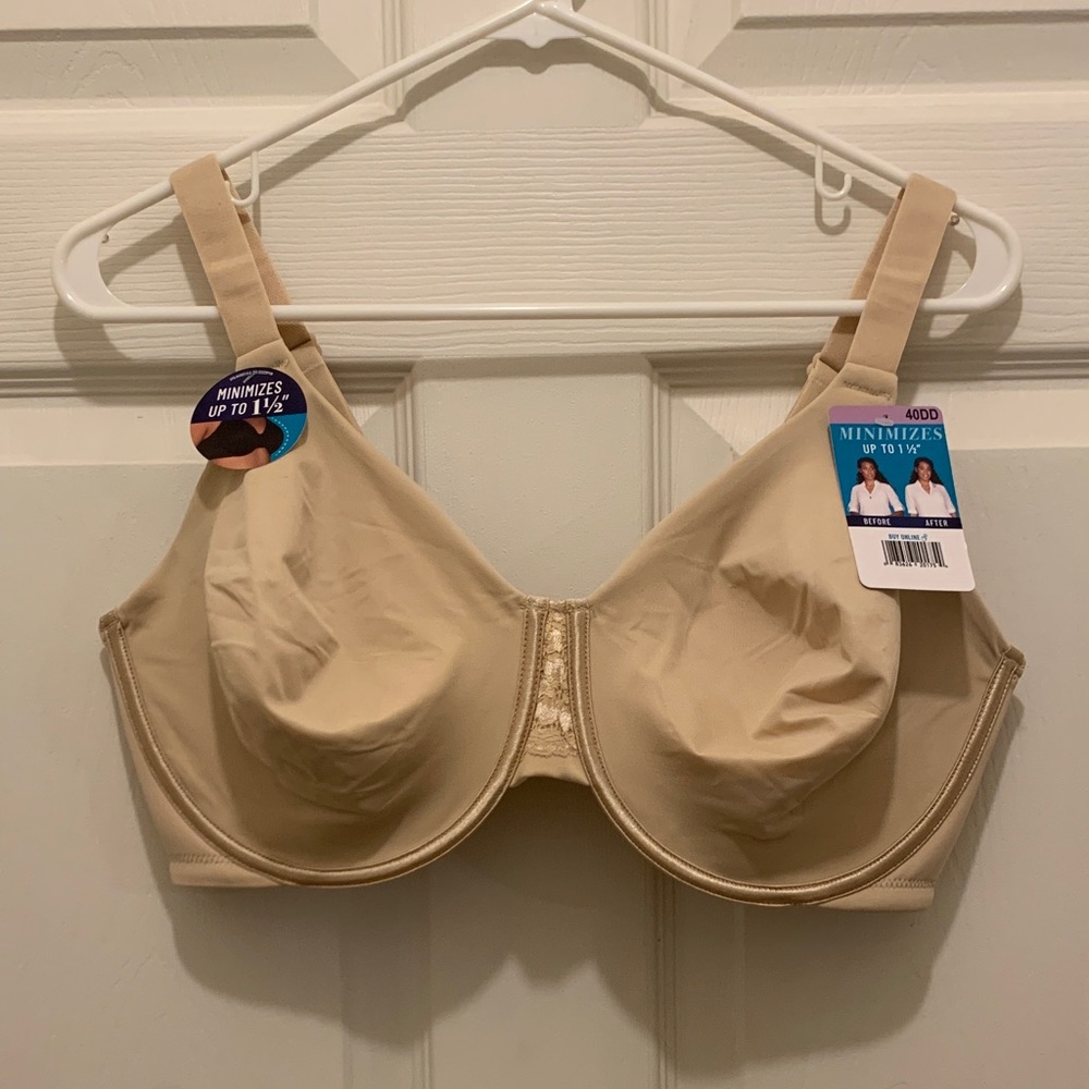 Vanity Fair Light Beige Minimizer Bra